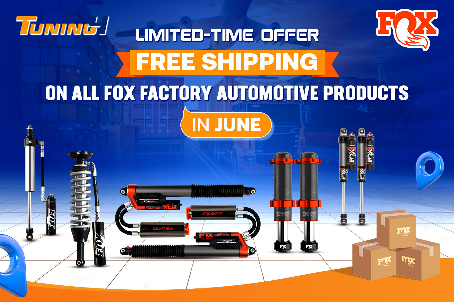 Free Shipping on All FOX Factory Products This June!