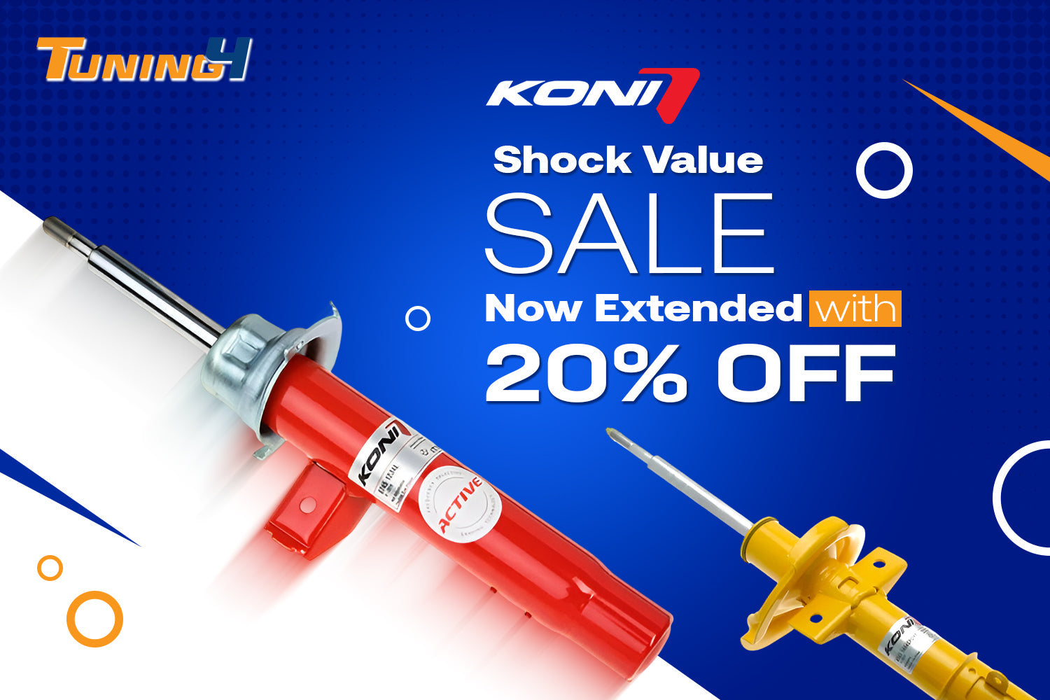 KONI Shock Value Sale Extended – Save 20% Until July 30!