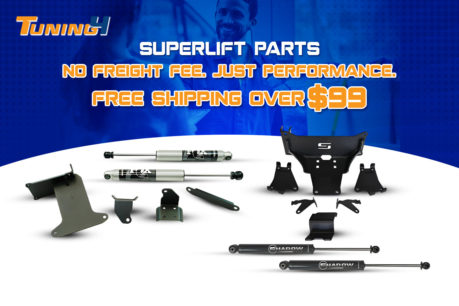 Free Shipping on Superlift Parts – Only at Tuning4!