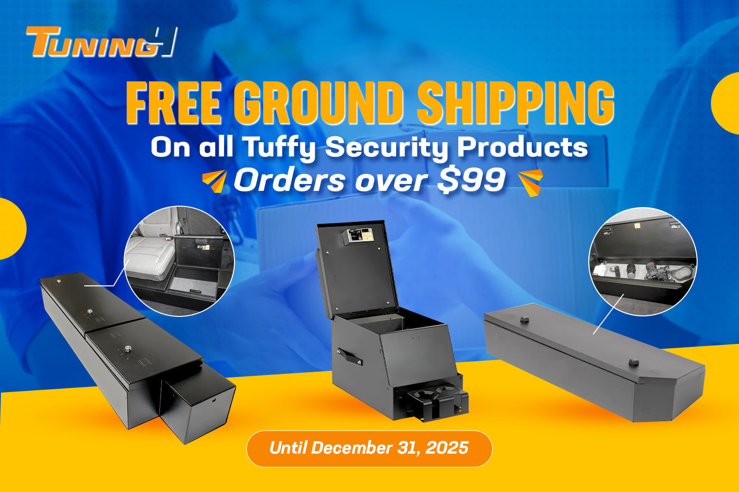 Tuffy Security Products: Free Ground Shipping on Orders Over $99