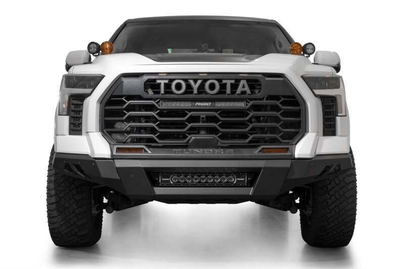 Addictive Desert Designs Black Label Steel Front Bumper for 22-25 Toyota Tundra - F760305080103