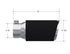 MBRP Universal Carbon Fiber Tip 6in OD/4in Inlet/12in L - Angle Cut Tip