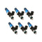 Injector Dynamics 1750-XDS - 60mm Length - 11mm Blue Top - 14mm Lower O-Ring (Set of 6)