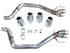 AWE Tuning 05-07 C6 Chevrolet Corvette 6.0L Track Edition Axleback Exhaust w/ Chrome Silver Tips