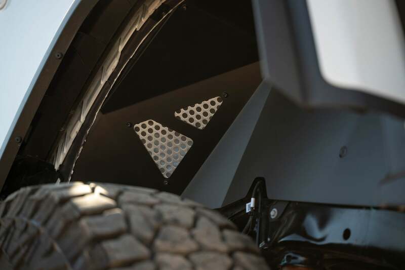 DV8 Offroad Aluminum Rear Inner Fenders for 18-25 Jeep Wrangler JL - INFEND-06RB