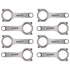 Manley Chevy Small Block LS Series 6.125in H Beam Connecting Rod Set