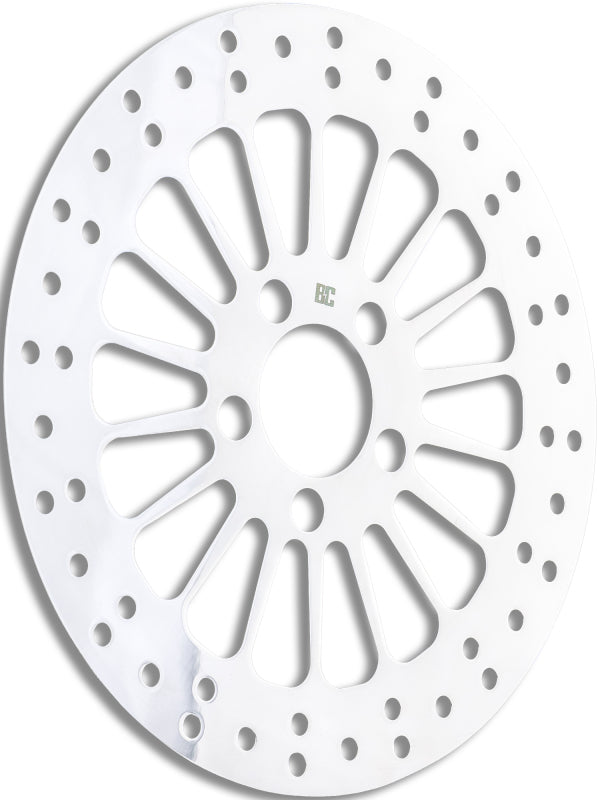 Bikers Choice Low & Slow 11.8 Inch Polished Front Brake Rotor for Harley Models