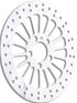 Bikers Choice Low & Slow 11.8 Inch Polished Front Brake Rotor for Harley Models