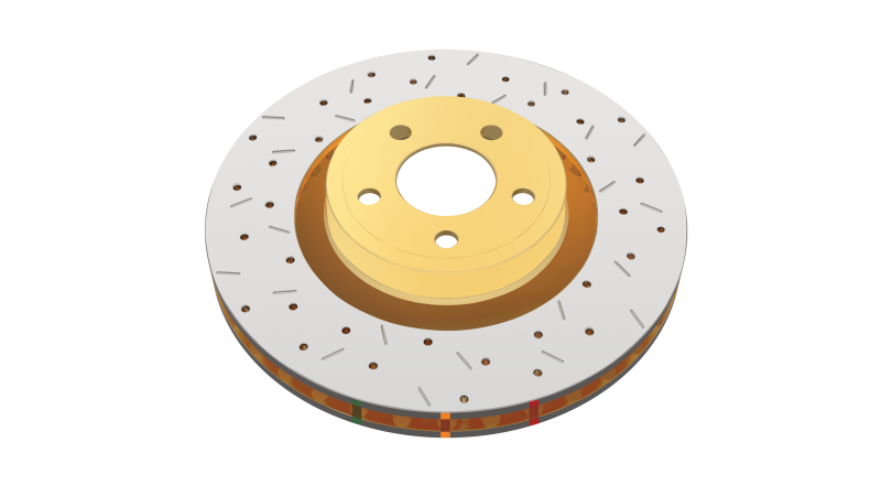 DBA 03-05 Evo 8/9 Front Drilled & Slotted 4000 Series Rotor