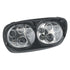 Letric Lighting Led Hdlght Dual 5.75in Chr/Blk