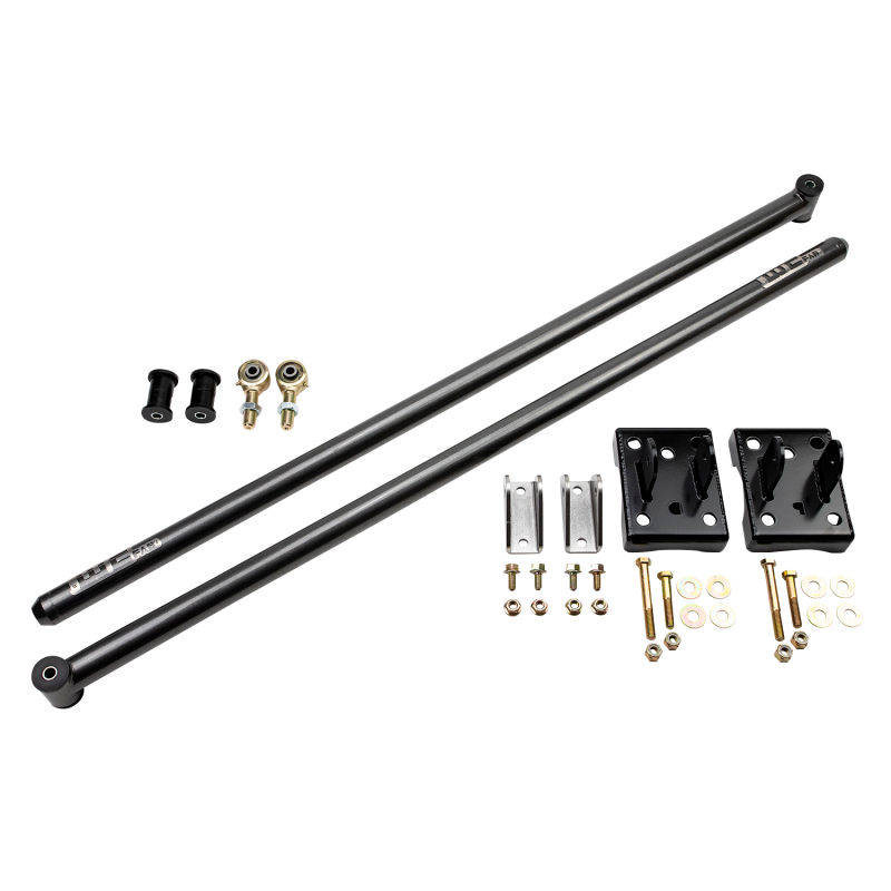 Wehrli 2020+ Duramax DCLB/CCLB 68in Traction Bar Kit - Gloss Black