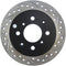 StopTech 90-96 Acura Integra / 97-01 Integra (Exc. Type R) Slotted & Drilled Left Rear Rotor