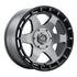 Weld Off-Road Ridge 20x9 - 8x170 BP - ET0 - 125.1mm CB - Satin Gunmetal Wheel (Black Ring)