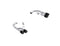 MBRP 24-25 Ford Mustang GT 5.0L T304 SS 2.5in Axle-Back Dual Rear w/ Quad Carbon Fiber Tips