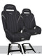 PRP GT3 Suspension Seats Kit for Can-Am Maverick X3 (Pair) - Black & Gray