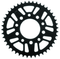 BikeMaster Rear Steel Sprocket for Honda Motorcycles (525 42T - Black) - 965298