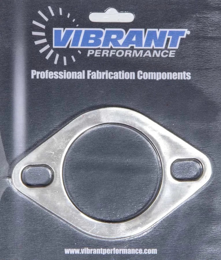 Vibrant 2-Bolt T304 SS Exhaust Flange (2.5in I.D.)