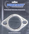 Vibrant 2-Bolt T304 SS Exhaust Flange (2.5in I.D.)