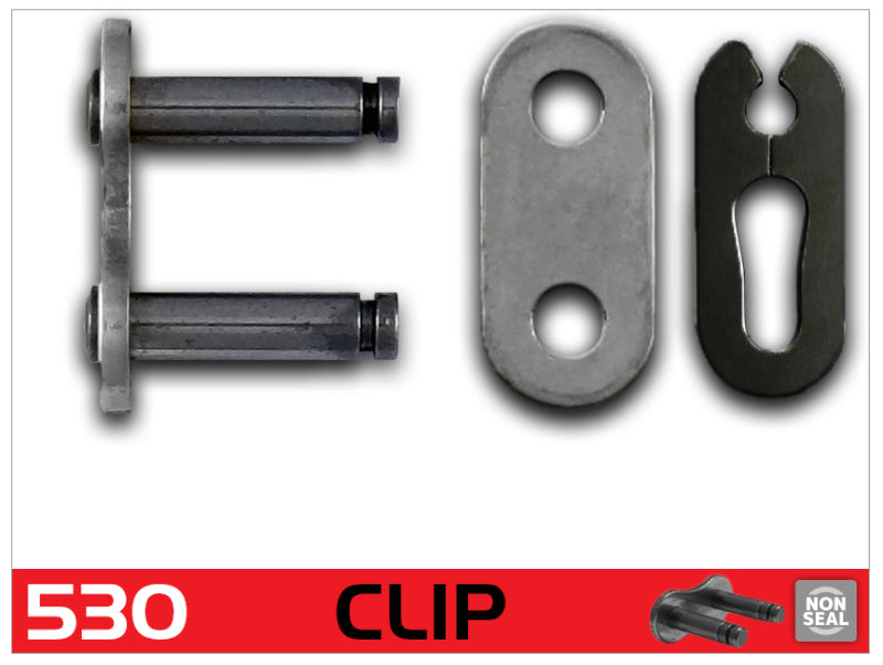 RK Chain 530 Clip Link - Natural