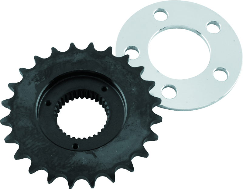 Twin Power 5 Speed Big Twin 24T Offset Sprocket Kit .282 Offset W/.197 Rear Sprocket Spacer