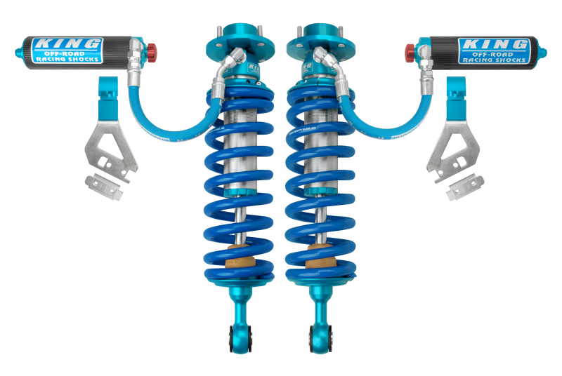 King Shocks 2022+ Toyota Tundra Front 2.5 Dia w/ Remote Reservoir Coilover & Adjuster (Pair)