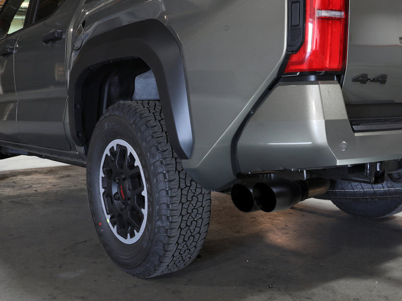 aFe Vulcan Series Cat-Back Exhaust System for 2024 Toyota Tacoma 2.4L with Black Tips