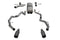 Corsa 25-26 RAM 1500 RHO Crew Cab 3.0L T Cat-Back Dual Rear Exit w/ 5in Single Gun Metal Pro Series