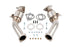 AMS Performance VR30DDTT Street Lower Downpipes w/GESI Catalytic Converter