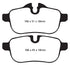 EBC 09+ BMW Z4 3.0 (E89) Yellowstuff Rear Brake Pads