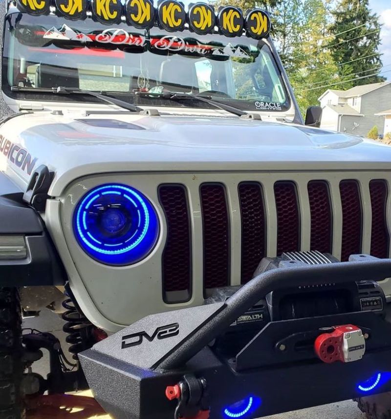 Oracle Oculus Bi-LED Projector Headlights for Jeep JL/Gladiator JT - w/ Simple Cntrl SEE WARRANTY