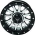 QuadBoss Wagon 14X7 4+3 4/156 Black Machined