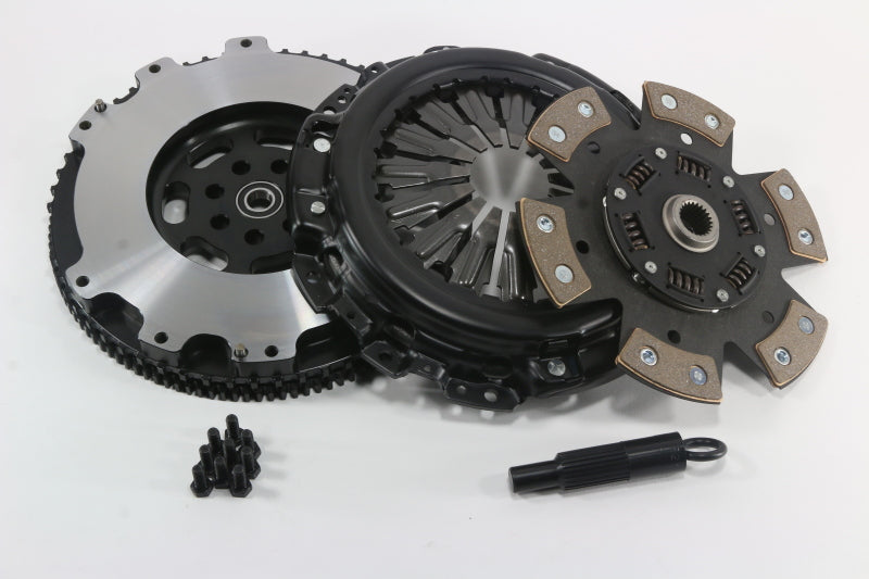 Comp Clutch 10-14 Genesis Turbo Stage 4 - 6 Pad Ceramic Clutch Kit w/Steel FW *No TOB/Pilot Bearing*