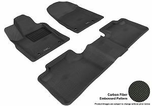 3D MAXpider 2013-2020 Jeep Grand Cherokee Kagu 1st & 2nd Row Floormats - Black