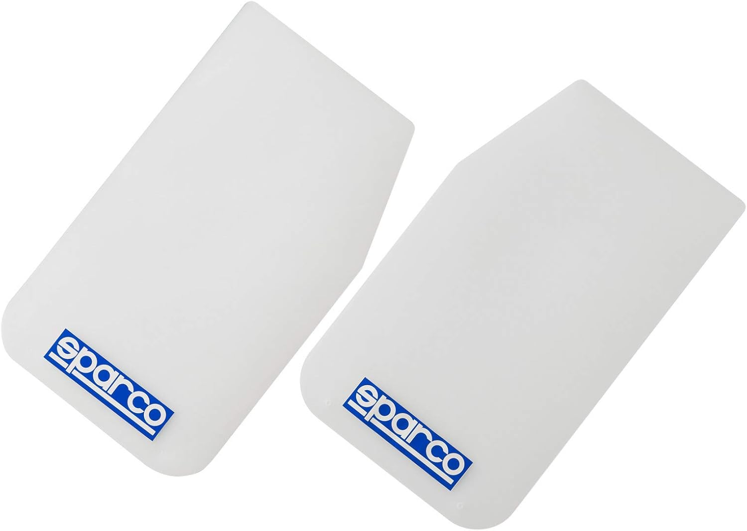 Sparco Mud Flap Pair White
