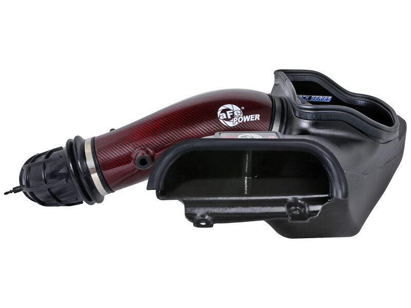 aFe Red Carbon Track Series Intake for 2023-2024 Ford F-150 Raptor R 5.2L