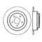 StopTech Power Slot 02-05 WRX Rear Right Sportstop Slotted Rotor