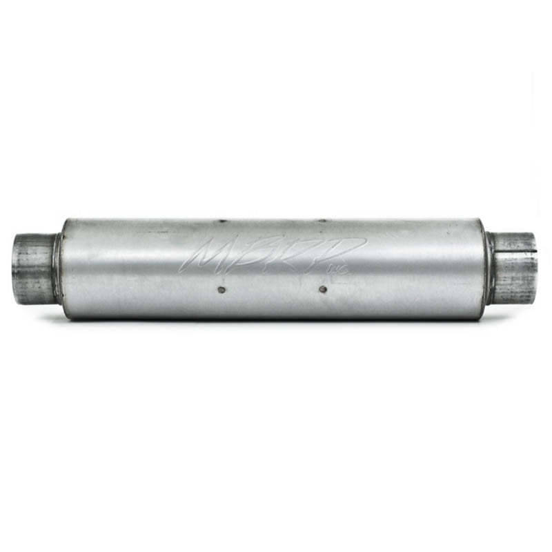 MBRP Universal Quiet Tone Muffler 4" Inlet/Outlet 24" Body 6" Dia 30", AL, M1004A