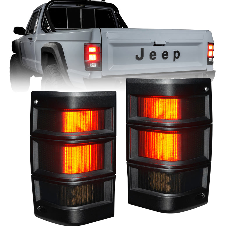 ORACLE Lighting Jeep Comanche MJ LED Tail Lights - Tinted Lens 5909-020