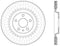 StopTech Power Slot 12-13 Audi A6 Quattro/11-12 A7 Quattro / 10-13 S4 Rear Left Slotted Rotor