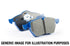 EBC 07-15 Audi TT/TTS Quattro / 12-14 VW Golf R Bluestuff Front Brake Pads