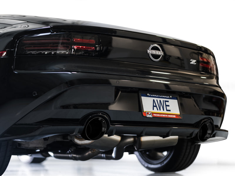 AWE Tuning Touring Edition Catback Exhaust System w/Diamond Black Tips for Nissan Z RZ34 RWD 3015-33400