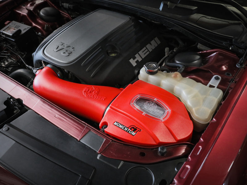 aFe Momentum GT Stage-2 Pro DRY S Intake Red for 11-15 Dodge Challenger/Charger R/T 5.7L HEMI