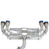 Invidia 2022+ Volkswagen Golf R MK8 76mm R400 Valved Cat Back Exhaust Rolled TI Tips