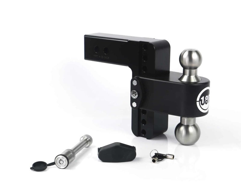 Weigh Safe 180 Hitch 6in Drop Hitch & 2.5in Shank (10K/18.5K GTWR) w/WS05 - Black Cerakote