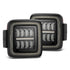 AlphaRex NOVA Series Prismatic LED Tail Lights for 18-25 Jeep Wrangler JL - Black - 602010