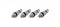 Torque Solution Billet TPMS Valve Stem Kit (Silver) 2008+ Subaru Legacy Impreza WRX / STi