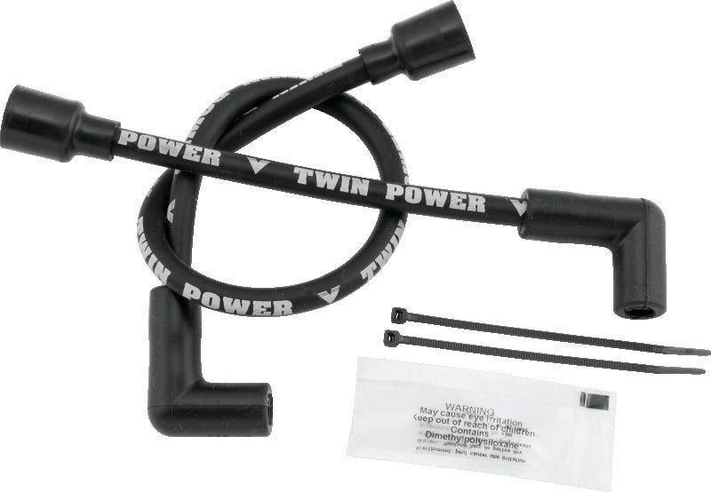 Twin Power 65-79 FL FX 89-99 Softail 91-98 Dyna 65-85 XL Black Ignition Wire Set