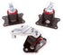 Innovative 04-08 Acura TSX K-Series Black Steel Mounts 75A Bushings