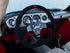 PRP Suede D-Shape Steering Wheel - Red