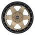 Weld Off-Road Ridge 20x9 - 6x135 / 6x139.7 BP - ET0 - 106.1mm CB - Satin Bronze Wheel (Black Ring)